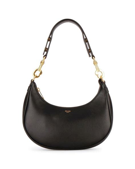 celine black shoulder bag